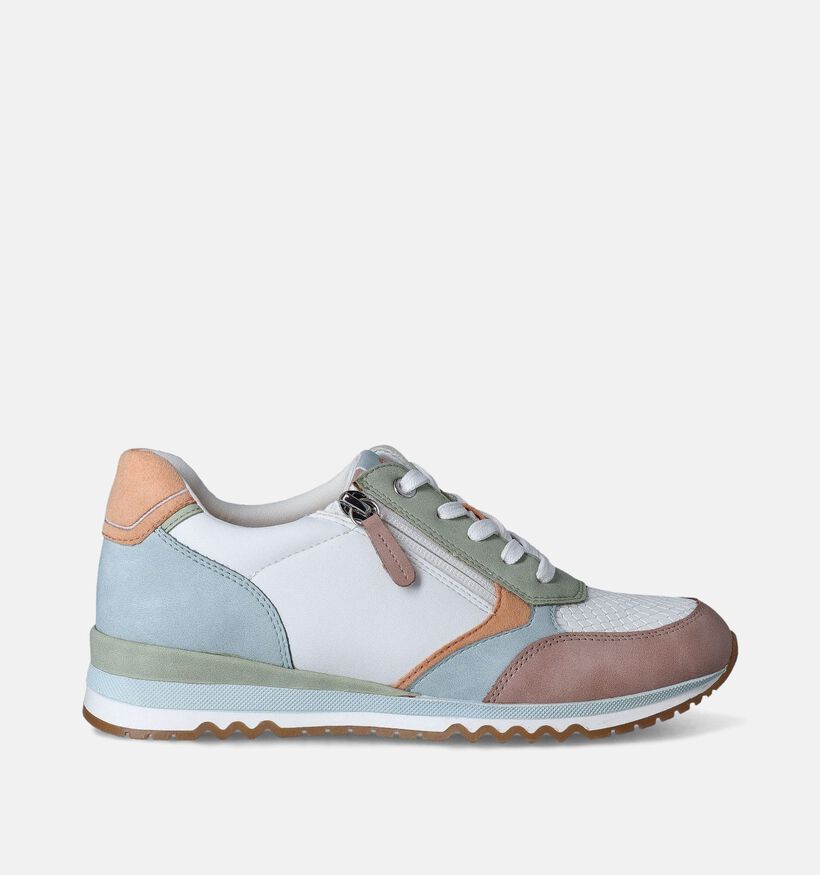 Marco Tozzi Baskets casual en Vert pour femmes (352526) - pour semelles orthopédiques