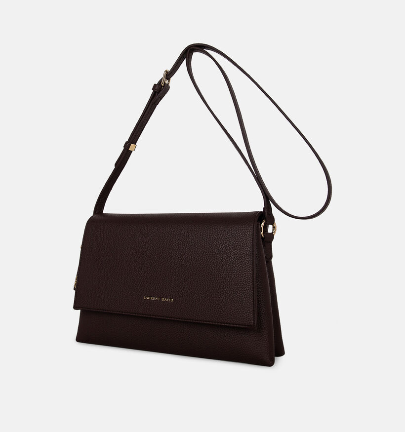 Laurent David Donkerbruine Crossbodytas voor dames (381549)