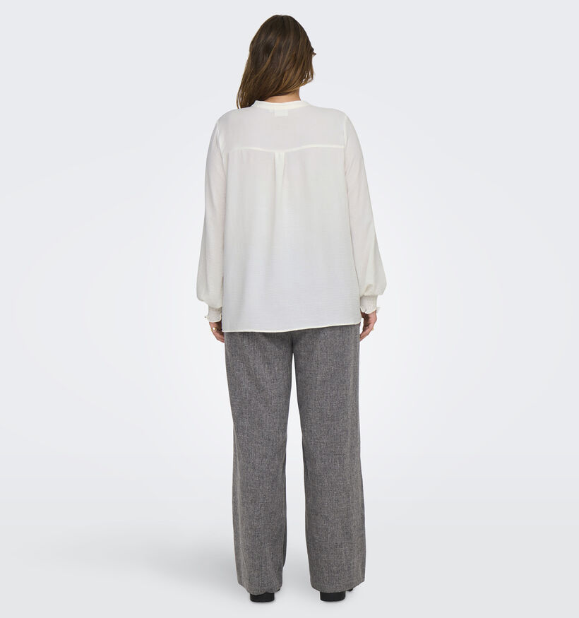 ONLY Carmakoma Metta Witte Blouse voor dames (353240)