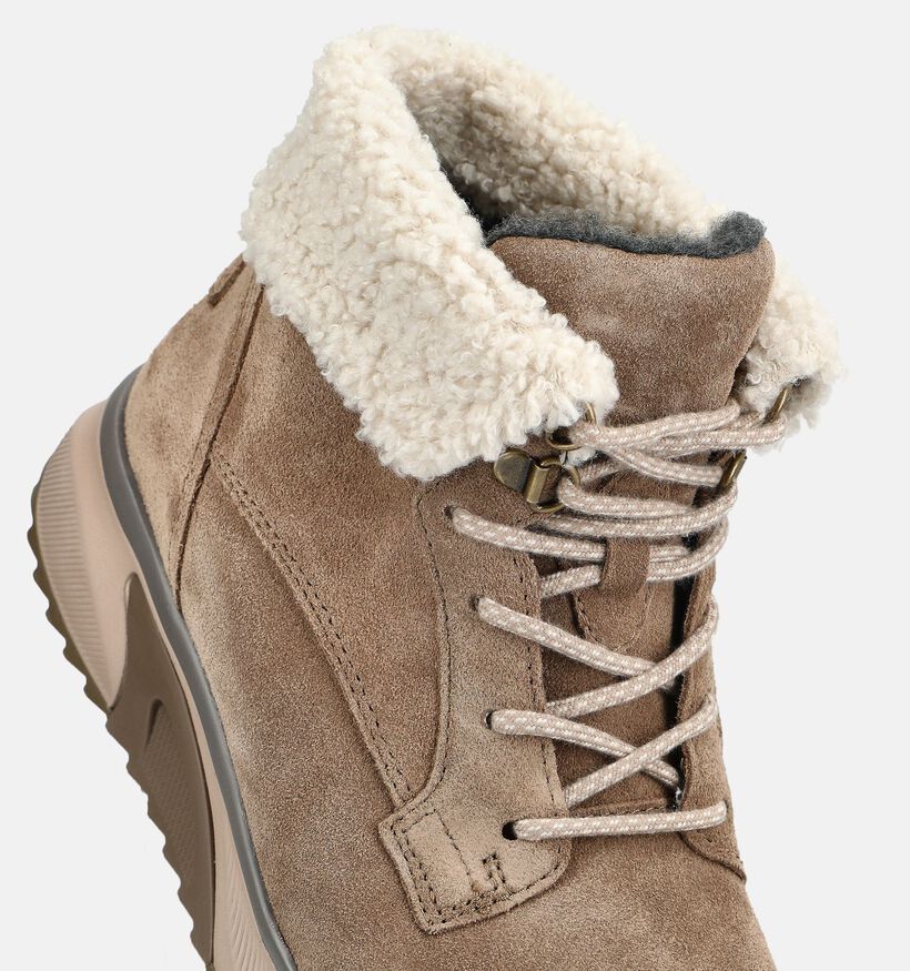 Gabor Rollingsoft Baskets en Taupe pour femmes (376951) - pour semelles orthop&eacute;diques