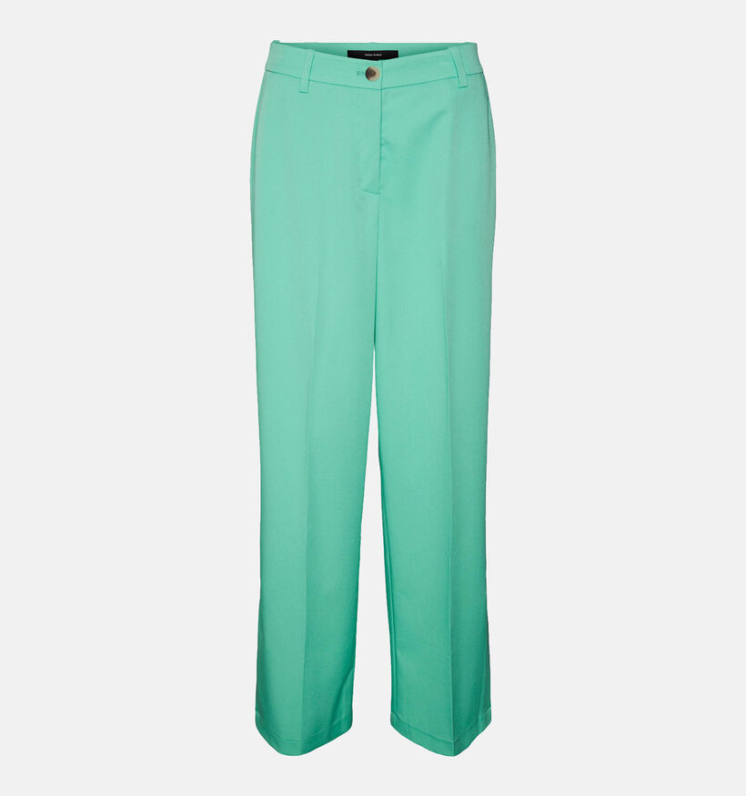 Vero Moda Rikahai Pantalon large en Vert L30 pour femmes (327204)