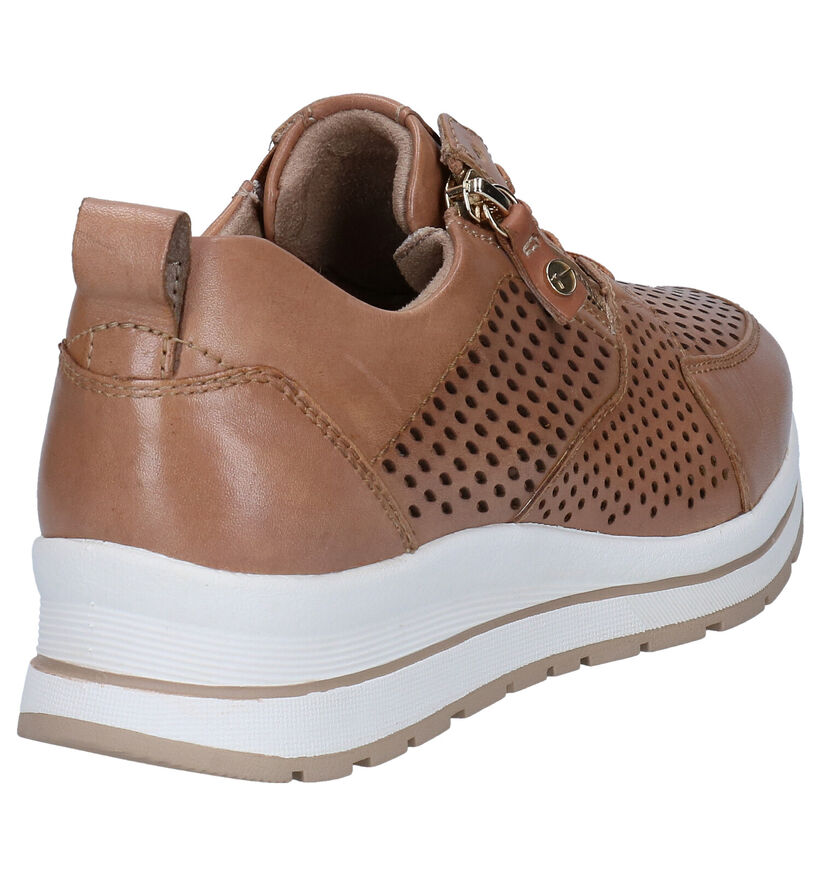 Tamaris Purerelax Chaussures à lacets en Cognac en cuir (289435)