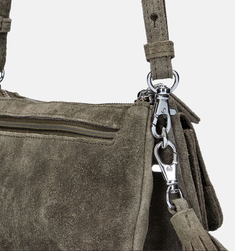 DSTRCT Portland Road Sac porté croisé en Vert kaki pour femmes (353929)