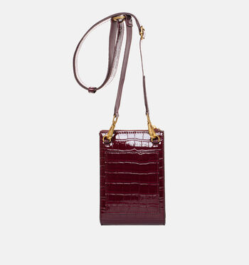 Laurent David Crossbody tassen Zwart/Bordeaux/Groen