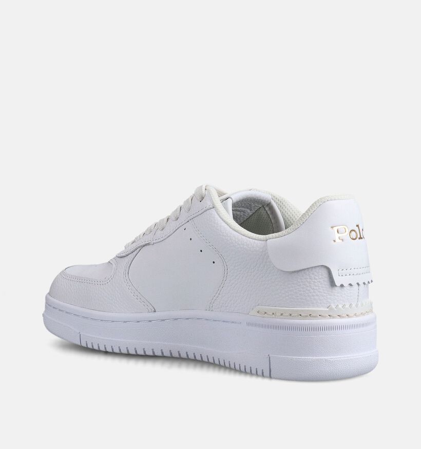 Polo Ralph Lauren Masters Crt Baskets habill&eacute;es en Blanc pour femmes (369539) - pour semelles orthop&eacute;diques