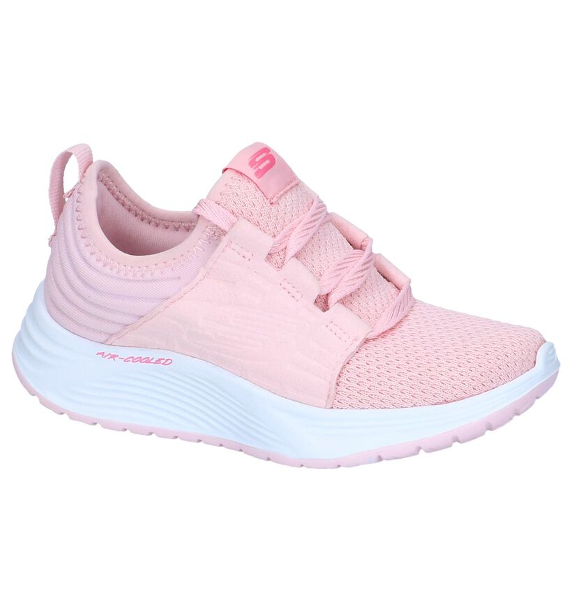 Roze Slip-on Sneakers Skechers Skyline in kunstleer (250662)