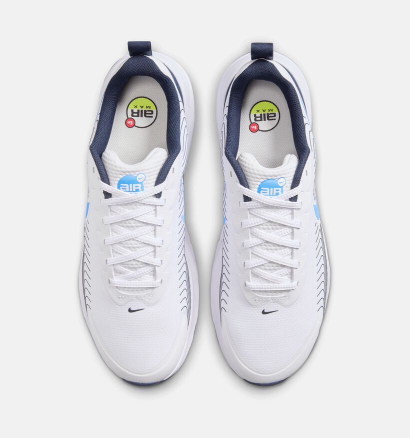 Nike Air Max Nuaxis Baskets basses en Blanc pour hommes (355885) - pour semelles orthopédiques