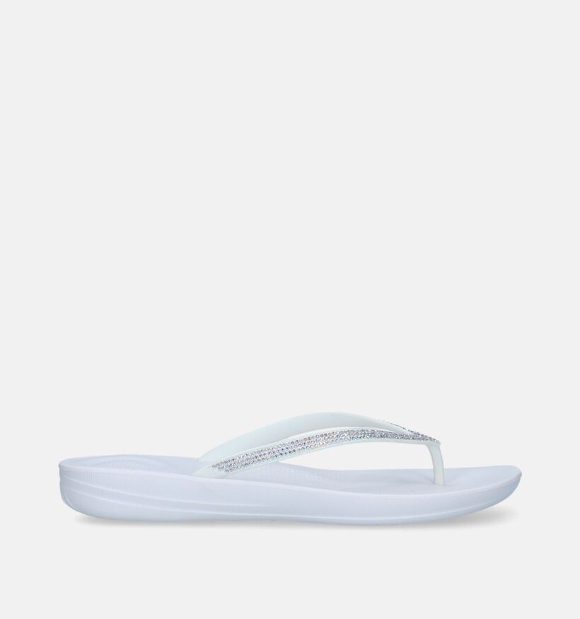 FitFlop Iqushion Sparkle Witte Slippers voor dames (336948)