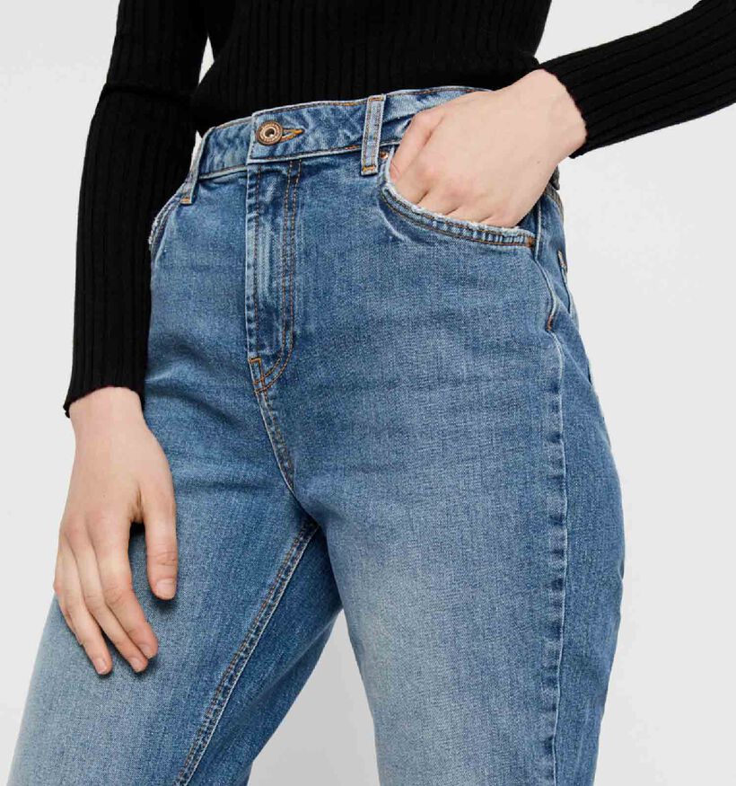 Pieces Leah Mom Jeans en Bleu (298642)