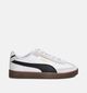 Puma Club II Era Witte Sneakers voor jongens, meisjes (359293) - geschikt voor steunzolen