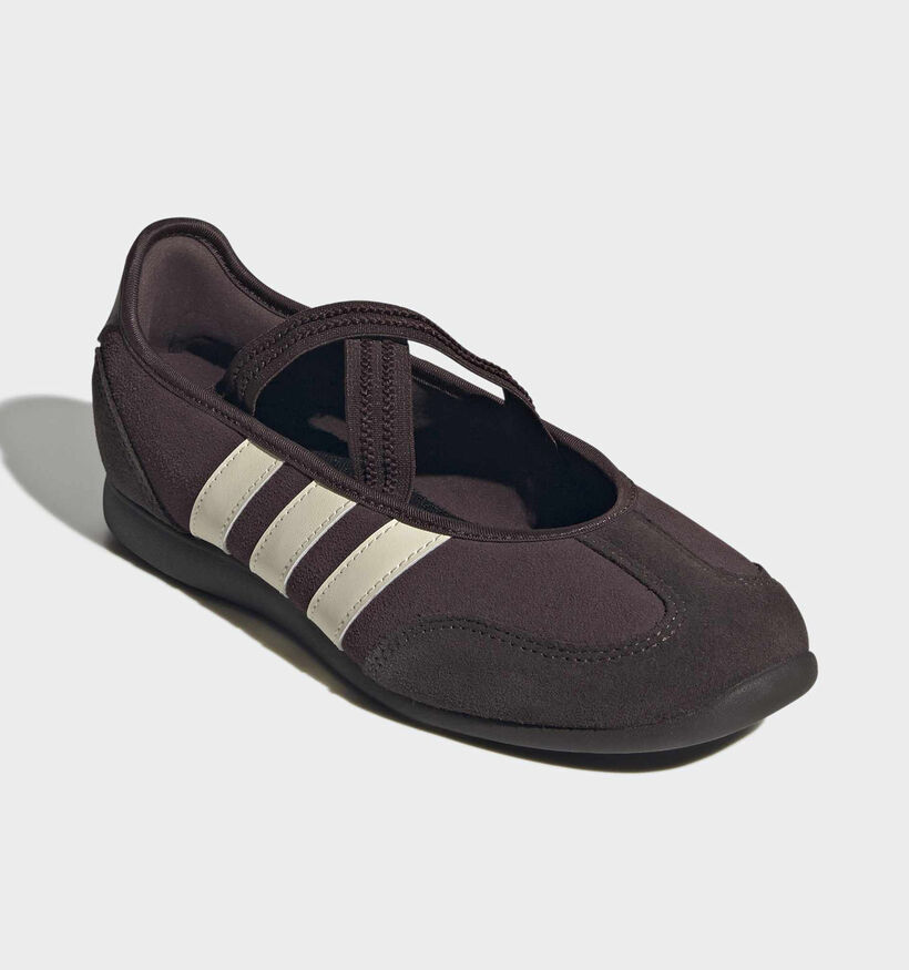 adidas Barreda Mary Jane Donkerbruine Sneakerina's voor dames (375358) - geschikt voor steunzolen