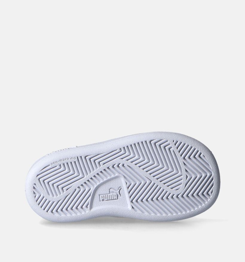 Puma Smash 3.0 Badges V Witte Sneakers voor meisjes (350394)