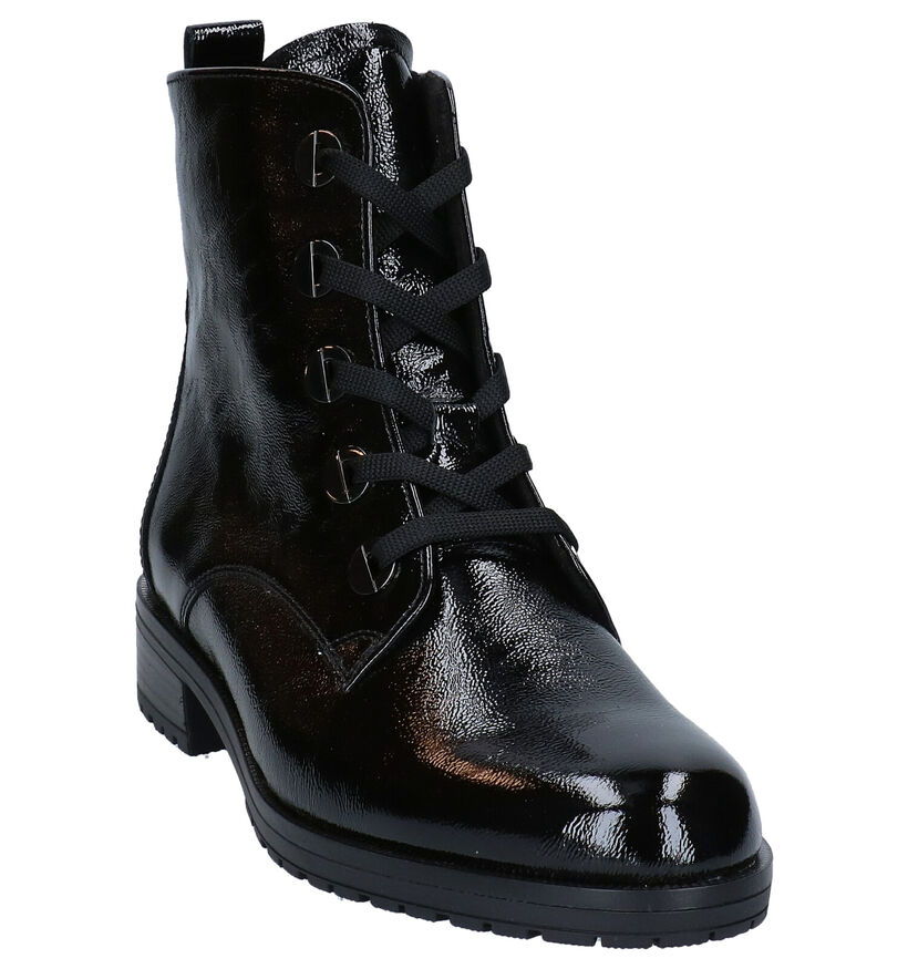 Gabor OptiFit Bottines en Noir en verni (294738)