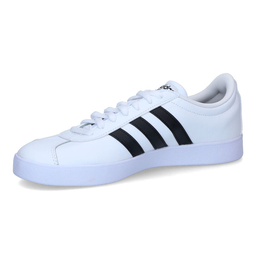 adidas VL Court 2.0 Baskets en Blanc pour hommes (319077) - pour semelles orthopédiques