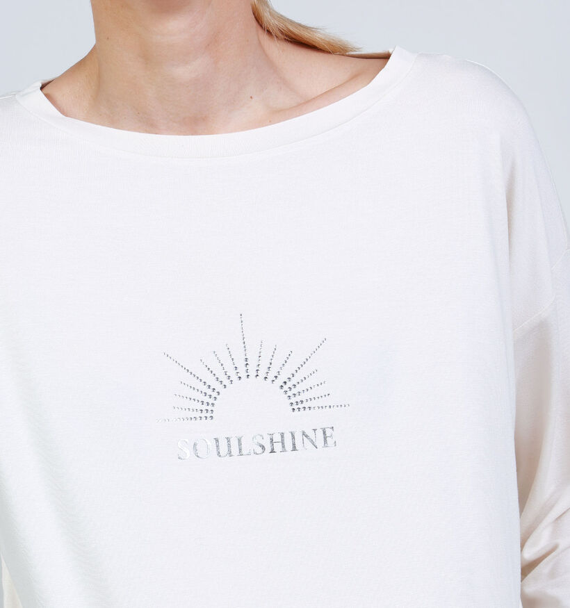 comma Longsleeves en Blanc pour femmes (372205)