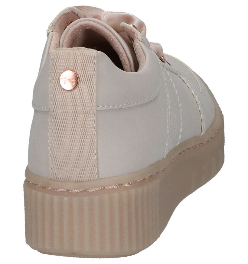 Tamaris Chaussures à lacets en Rose en simili cuir (237696)