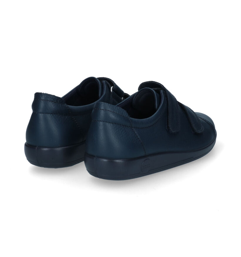 Ecco Soft 2.0 Chaussures à velcro en Noir pour femmes (314895) - pour semelles orthopédiques
