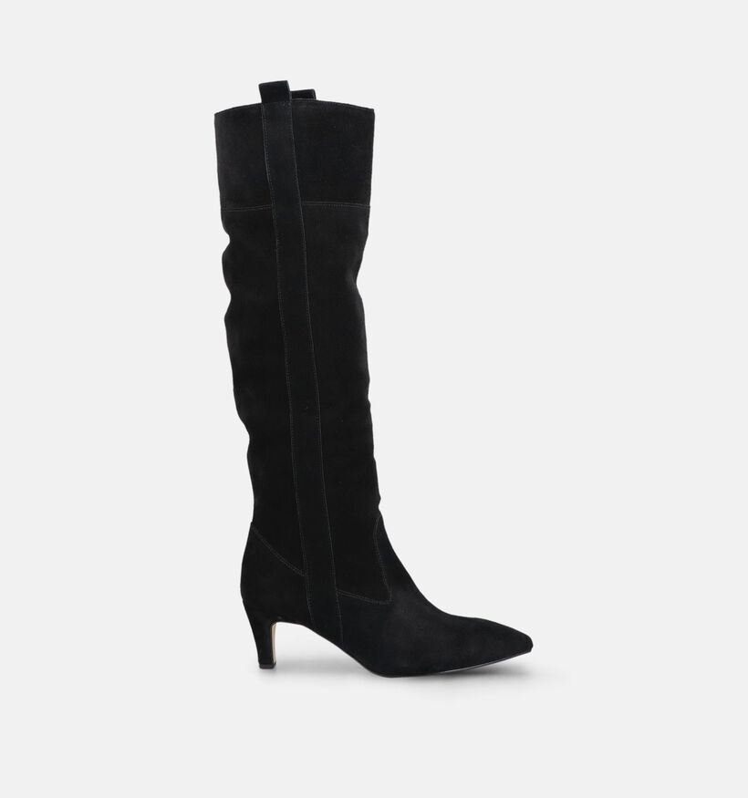 Gabor Bottes hautes &agrave; talons en Noir pour femmes (380060)