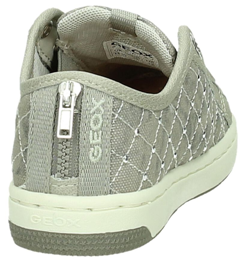 Geox Baskets slip-on en Gris en textile (170552)