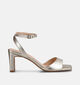 Laurent David Gouden Sandalen met hak voor dames (357881)