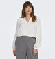 ONLY Carmakoma Metta Witte Blouse voor dames (353240)