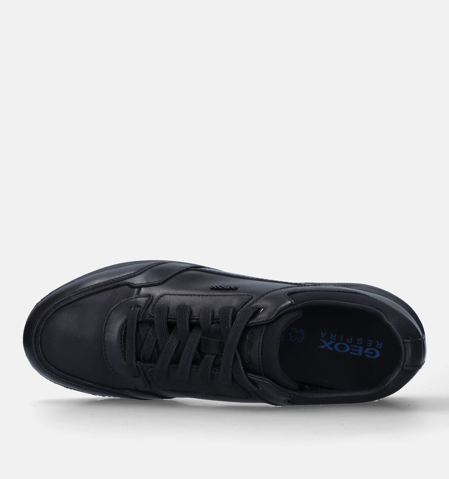 Geox Spherica Zwarte Veterschoenen Heren Lage schoenen Online op TORFS.BE
