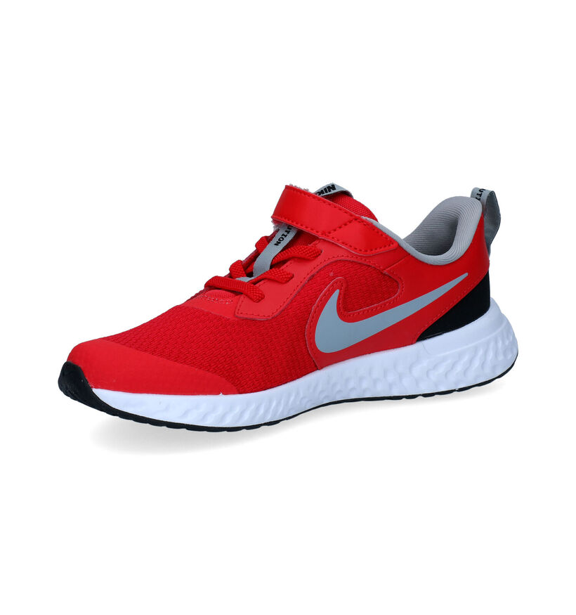 Nike Revolution Grijze Sneakers in stof (309124)