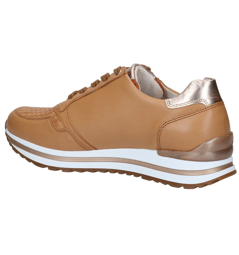 Gabor OptiFit Cognac Veterschoenen in leer (287771)