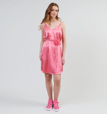 Korte jurk roze