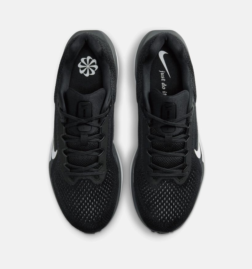 Nike Winflo 11 Road Run Zwarte Sportschoenen voor heren (359806) - geschikt voor steunzolen