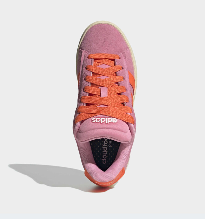 adidas Grand Court Alpha 00s Baskets en Rose/Orange pour femmes (365355) - pour semelles orthopédiques