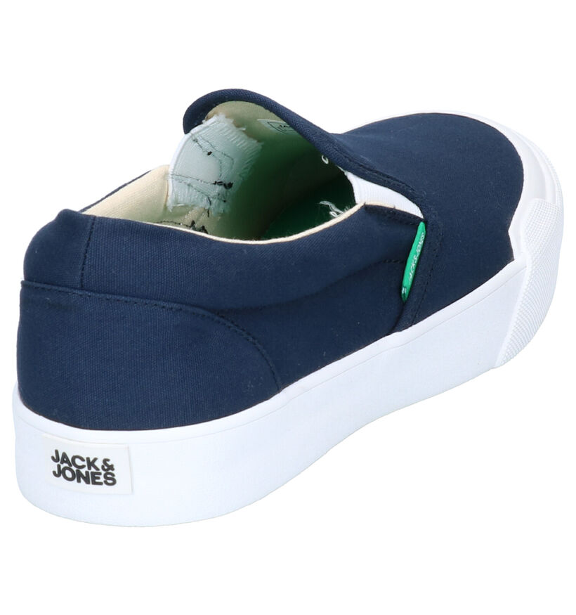 Jack & Jones Orson Blauwe Slip-on Sneakers in stof (269105)