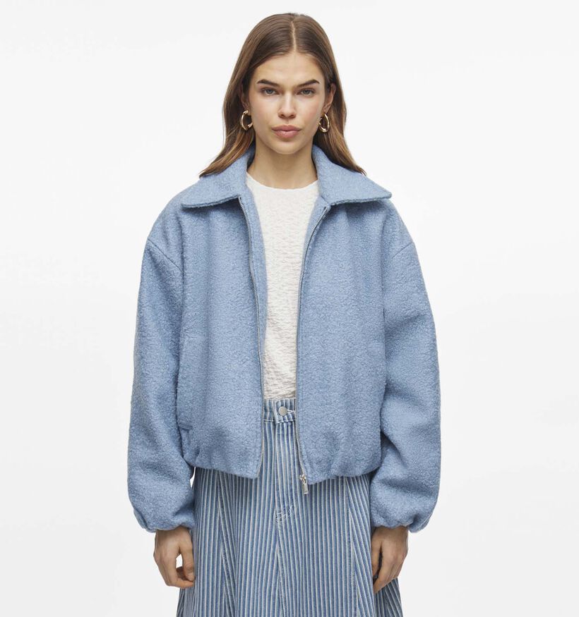 Vila Jadas Blauwe Bomber jas voor dames (354080)