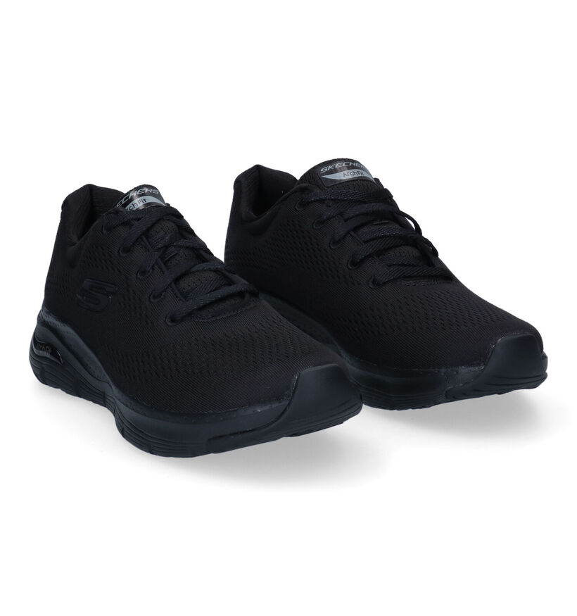 Skechers Arch Fit Big Appeal Baskets en Noir pour femmes (310636) - pour semelles orthopédiques