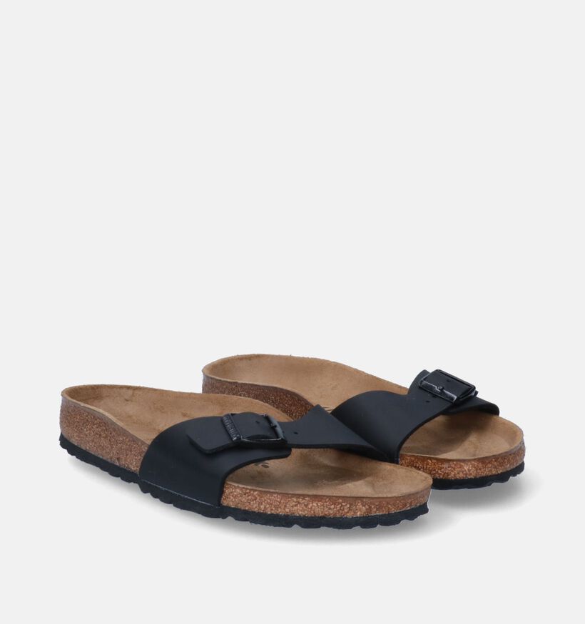 Birkenstock Madrid Birko-Flor Witte Slippers voor dames (338044)