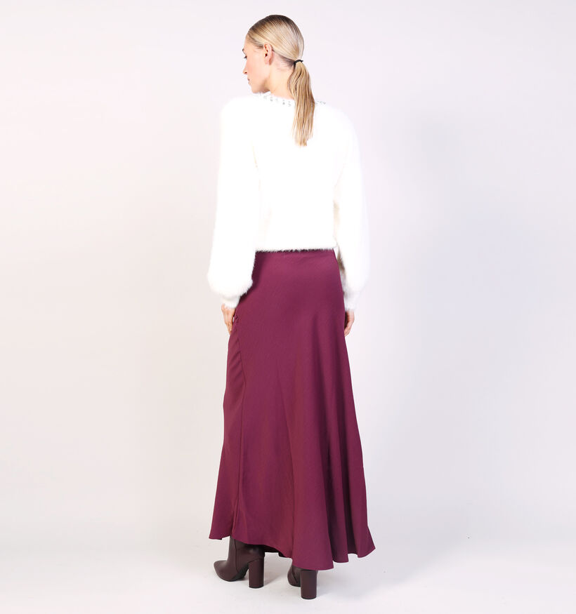 JDY Aya Zwarte Lange Rok JDY Aya Bordeaux Lange Rok voor dames (365272)