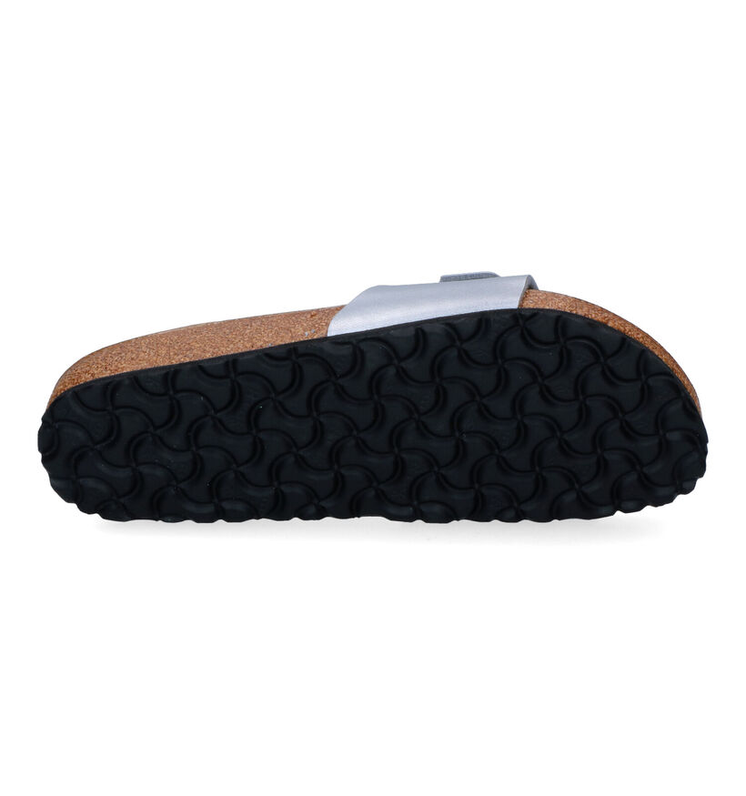 Birkenstock Madrid Birko-Flor Witte Slippers voor dames (338044)