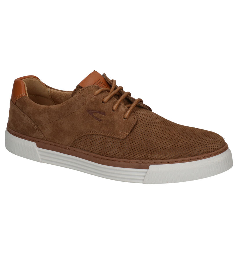 Camel Active Racket Cognac Veterschoenen in daim (271297)