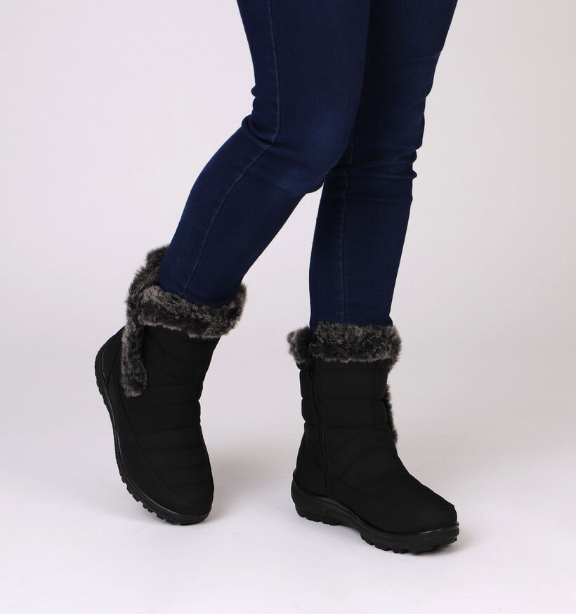Xplor Zwarte Snowboots in kunststof (300225)