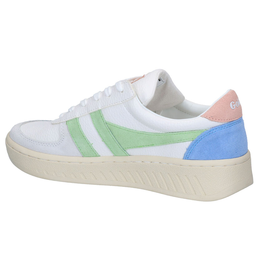 Gola Grandslam Trident Witte Sneakers voor dames (336374) - geschikt voor steunzolen