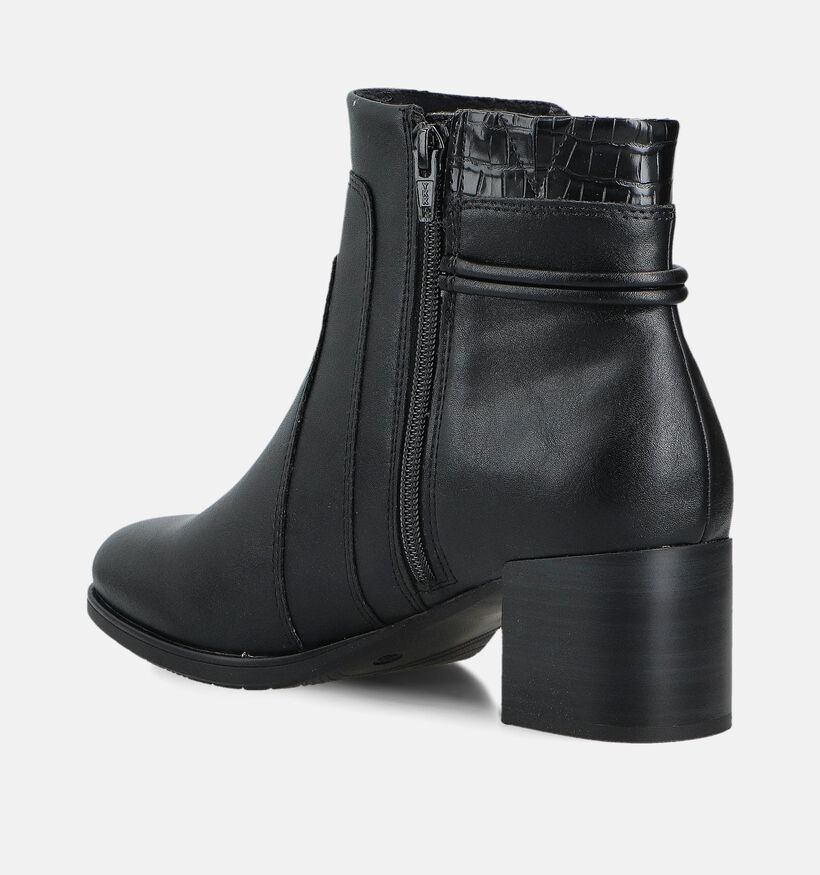 Jana Bottines à talons en Noir pour femmes (362901) - pour semelles orthopédiques