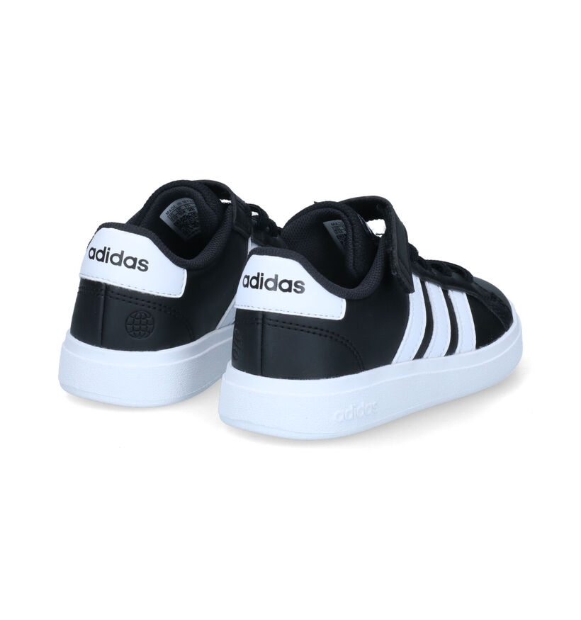 adidas Grand Court 2.0 EL Baskets en Noir pour filles, garçons (324121)