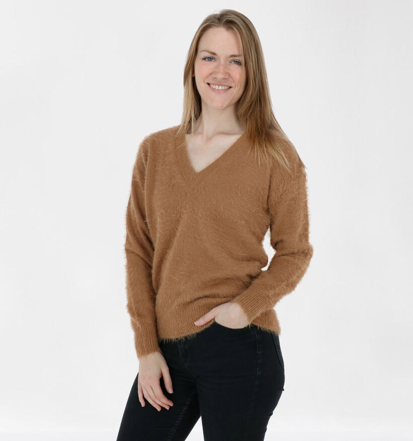 Vero Moda Poilu Bruine Trui (284390)