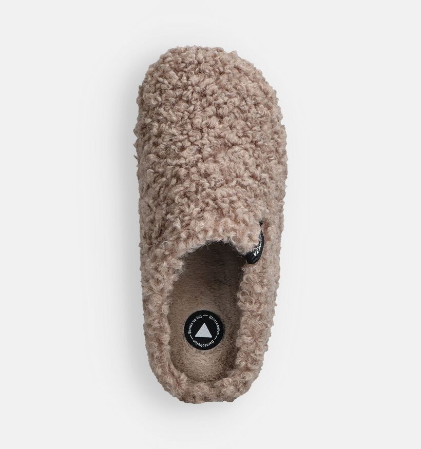 Verbenas York Curly Pantoufles en Beige pour femmes (376171)