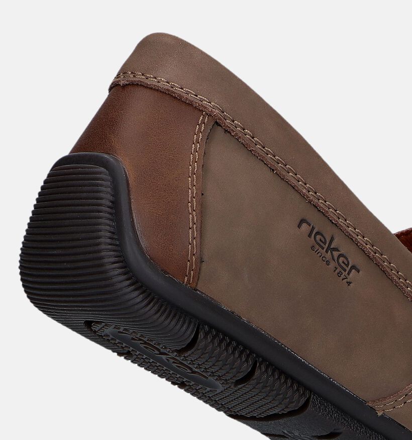 Rieker Chaussures à enfiler en Cognac pour hommes (339166)