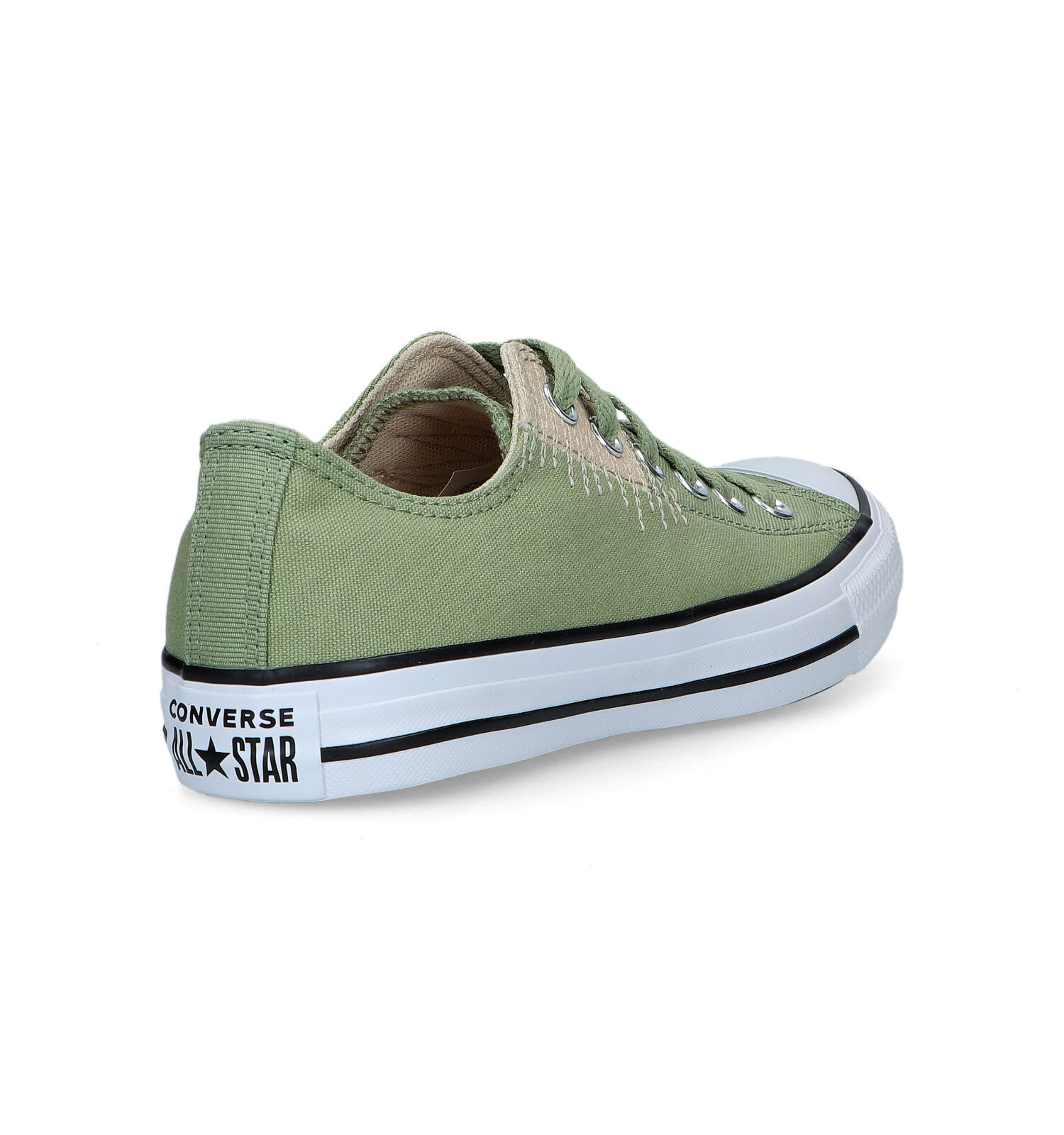 Convers Chuck Taylor All Star Bazskets en Vert Kaki Femmes