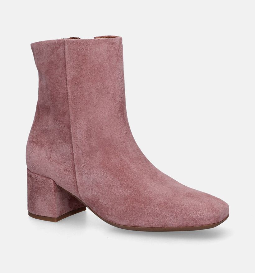 Comfort Bottines à talons en Rose clair pour femmes (315236)