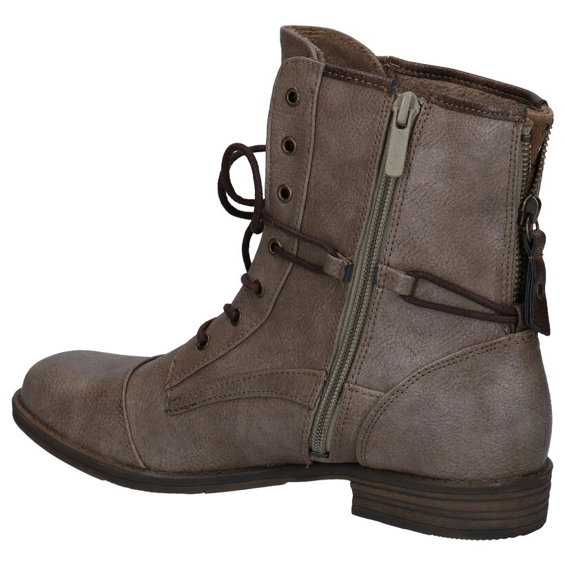 Mustang Cognac Boots in kunstleer (294328)