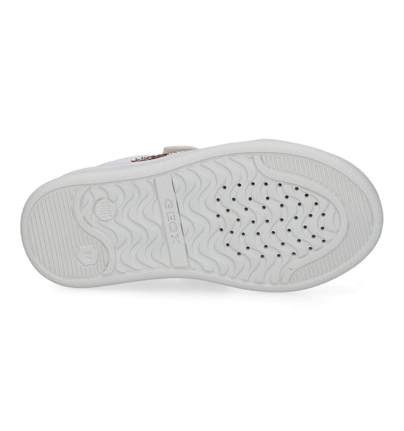 Geox Djrock Witte Sneakers voor meisjes (330114) - geschikt voor steunzolen