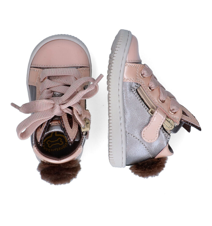 STONES and BONES Rast Chaussures pour bébé en Rose pour filles (320450) - pour semelles orthopédiques